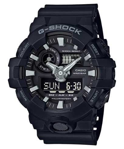 Reloj Casio G-SHOCK GA-700-1BDR Negro Analógico Digital 200M