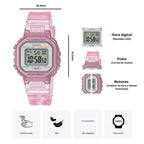 Reloj Casio LA-20WHS-4A Rosa Digital