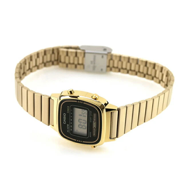 Reloj Casio Vintage LA670WGA-1DF Dorado Digital para Dama