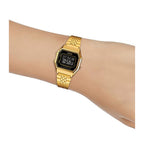 Reloj Casio LA680WGA-1B Dorado Digital Vintage Cronómetro Alarma