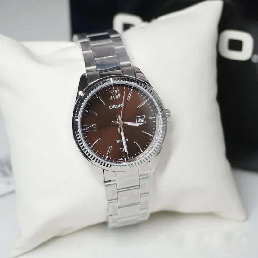 Reloj Casio LTP-1302DD-5AVDF Marrón Acero Inoxidable 50M