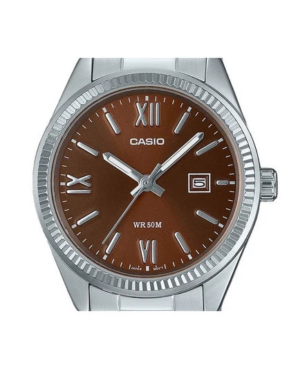 Reloj Casio LTP-1302DD-5AVDF Marrón Acero Inoxidable 50M