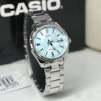 Reloj Casio LTP-1302DS-2AV Acero Inoxidable Esfera Azul Sunburst 50M