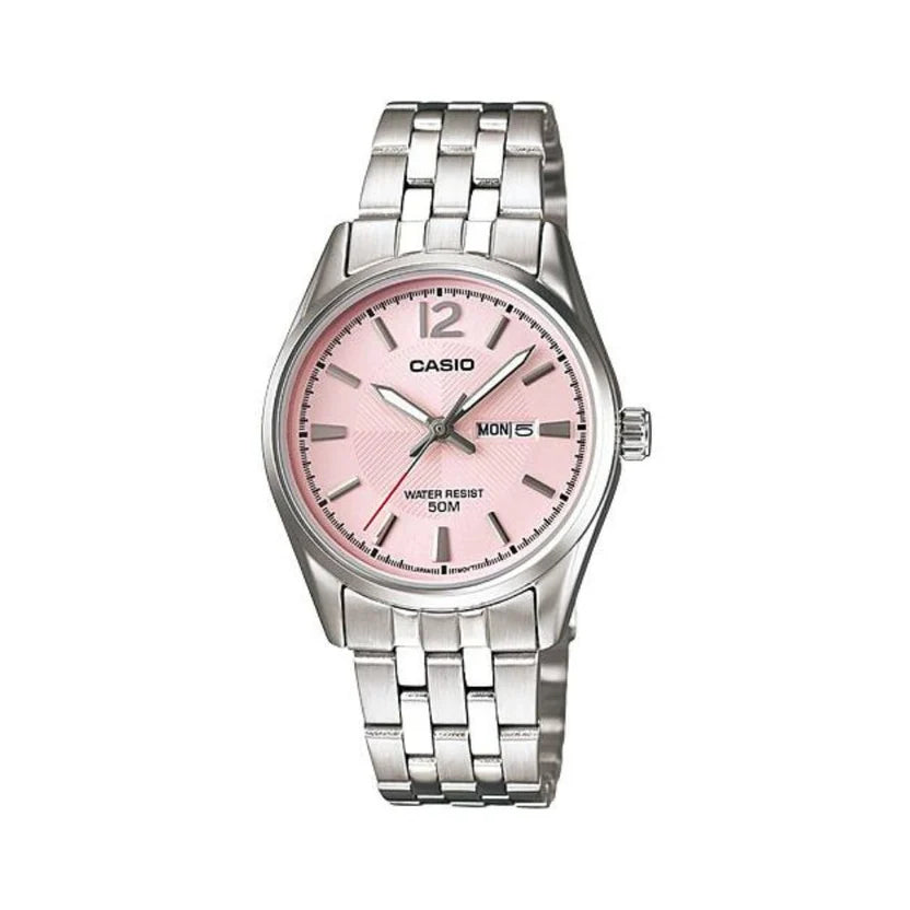 Reloj Casio LTP-1335D-5AVDF Acero Día Fecha 50M