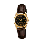 Reloj Casio LTP-V001GL-1BUDF Dorado Cuero Cristal Mineral