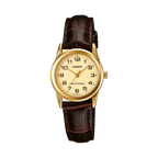 Reloj Casio LTP-V001GL-9BUDF Dorado Cuero