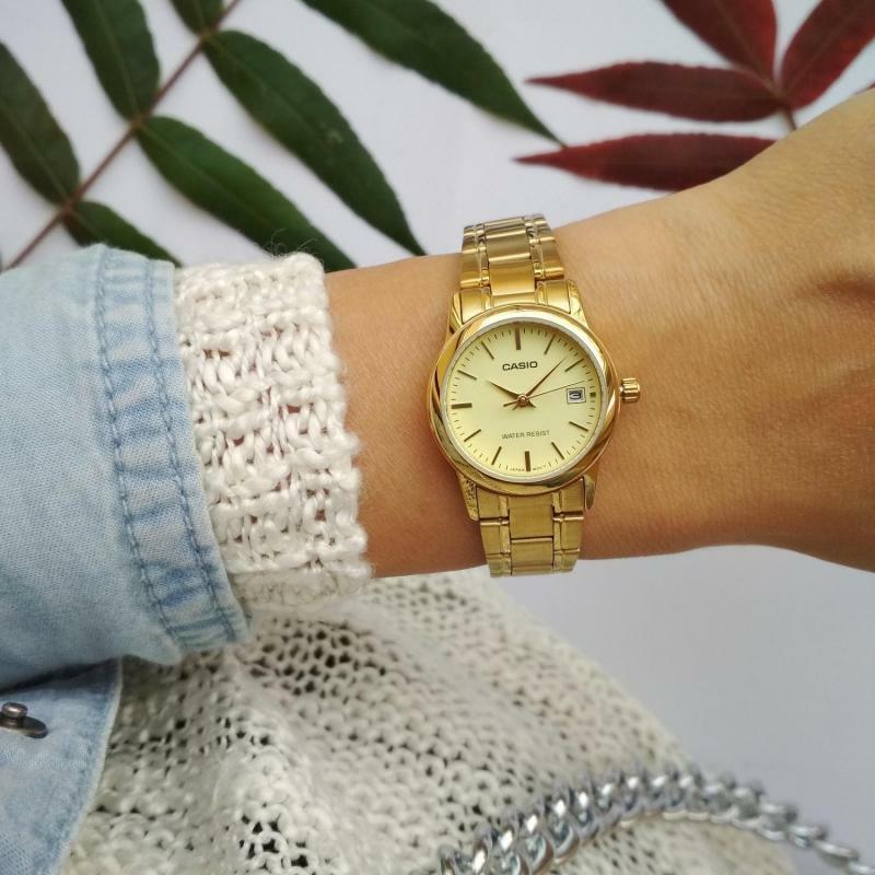 Reloj Casio LTP-V002G-9AUD Dorado Acero Inoxidable