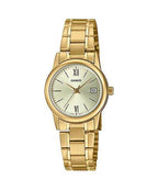 Reloj Casio LTP-V002G-9B3 Dorado Esfera Dorada Water Resistant