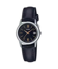 Reloj Casio LTP-V002L-1B3 Negro Cuero