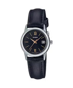 Reloj Casio LTP-V002L-1B3 Negro Cuero