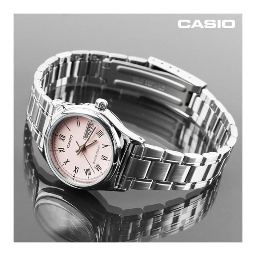 Reloj Casio LTP-V006D-4BUDF Acero Día Fecha