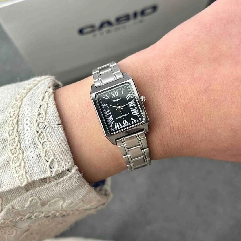Reloj Casio LTP-V007D-1BUDF Acero Inoxidable Rectangular
