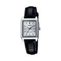 Reloj Casio LTP-V007L-7E1UDF Cuero Rectangular Cristal Mineral