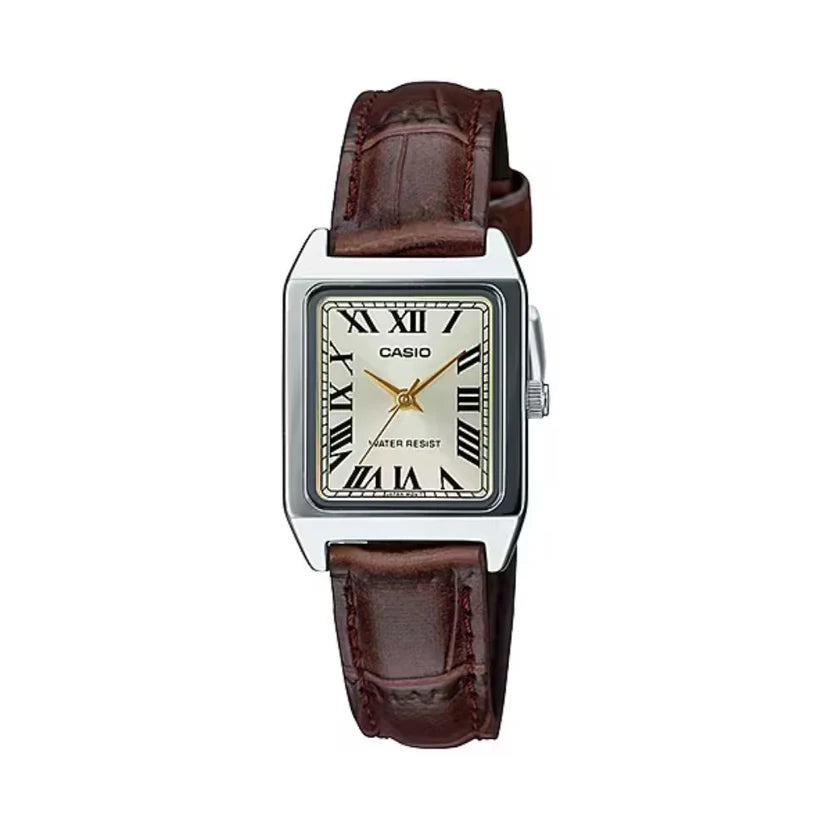 Reloj Casio LTP-V007L-9BUDF Cuero Rectangular Cristal Mineral