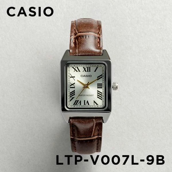Reloj Casio LTP-V007L-9BUDF Cuero Rectangular Cristal Mineral