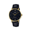 Reloj Casio LTP-VT01GL-1BUDF Negro Cuero Negro Dorado