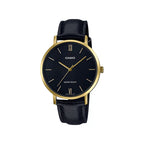 Reloj Casio LTP-VT01GL-1BUDF Negro Cuero Negro Dorado
