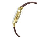 Reloj Casio LTP-VT01GL-9BUDF Dorado Cuero Cristal Mineral