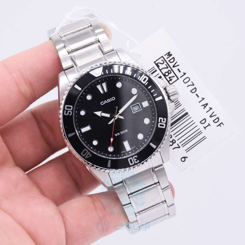 Reloj Casio MDV-107D-1A1VDF Acero Bisel Giratorio 200M