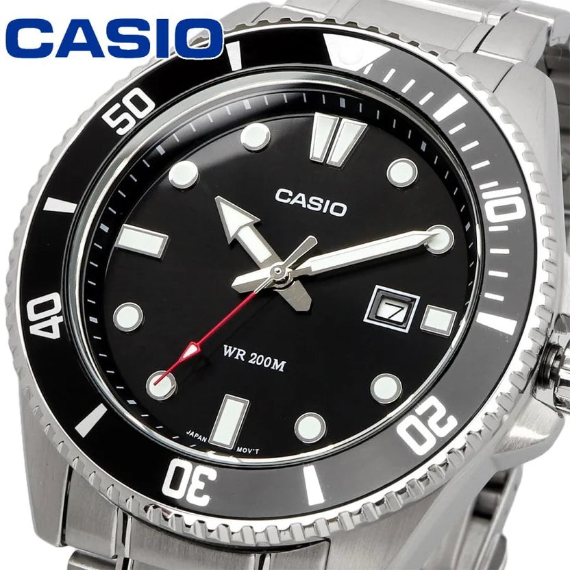 Reloj Casio MDV-107D-1A1VDF Acero Bisel Giratorio 200M