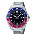 Reloj Casio MDV-107D-1A3VDF Duro Pepsi Acero Inoxidable 200M