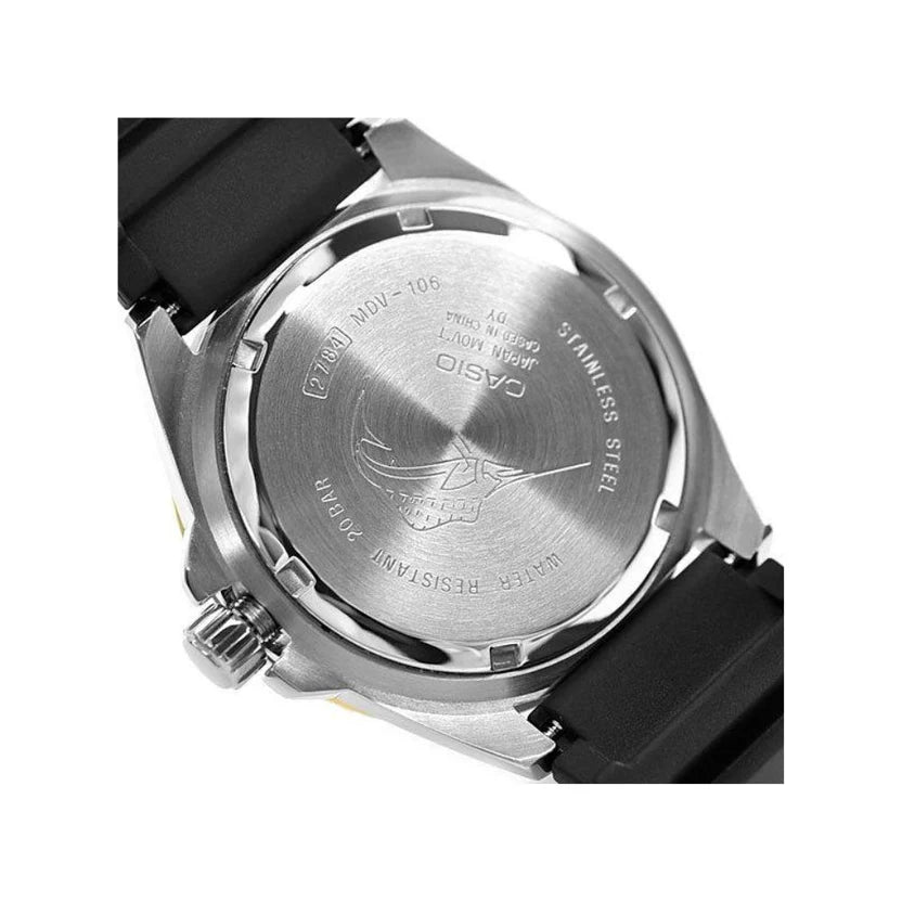 Reloj Casio MDV-106B-1A2V Duro Marlin 200M Bisel Azul Diver
