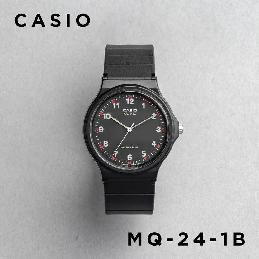 Reloj Casio MQ-24-1BLDF Negro Resina