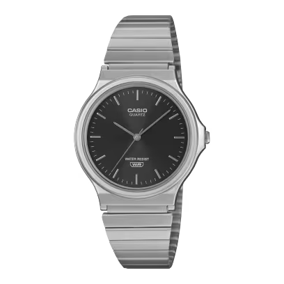 Reloj Casio MQ-24DA-1ADF Plateado Acero Esfera Negra