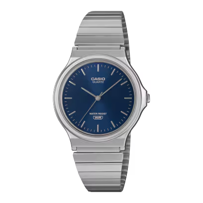 Reloj Casio MQ-24DA-2ADF Plateado Acero Esfera Azul Oscuro