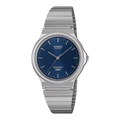Reloj Casio MQ-24DA-2ADF Plateado Acero Esfera Azul Oscuro