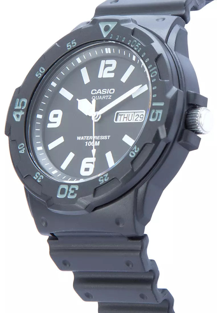 Reloj Casio MRW-200H-1B2V Deportivo 100M Día y Fecha Negro