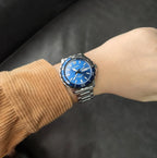 Reloj Casio MTD-125D-2A1 Acero Inoxidable Esfera Azul Diver 100M