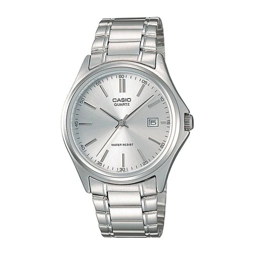 Reloj Casio MTP-1183A-7A Acero Inoxidable Esfera Blanca Clásico Elegante