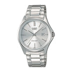 Reloj Casio MTP-1183A-7A Acero Inoxidable Esfera Blanca Clásico Elegante
