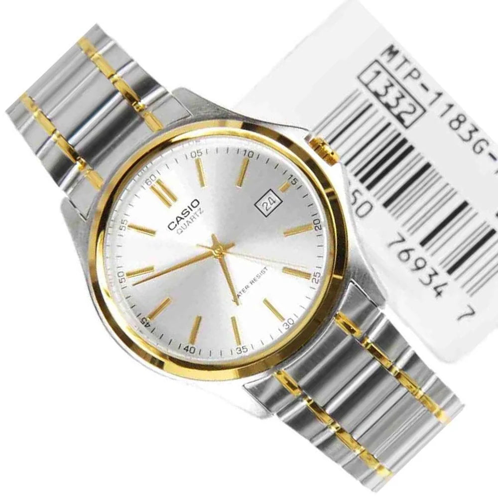 Reloj Casio MTP-1183G-7ADF Dorado Acero Inoxidable Fecha