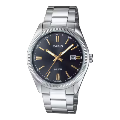 Reloj Casio MTP-1302D-1A2V Negro 50M Fecha Original