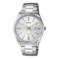 Reloj Casio MTP-1302D-7A2V Acero Inoxidable Blanco Fecha 50M