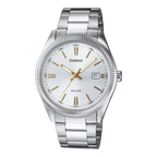 Reloj Casio MTP-1302D-7A2V Acero Inoxidable Blanco Fecha 50M
