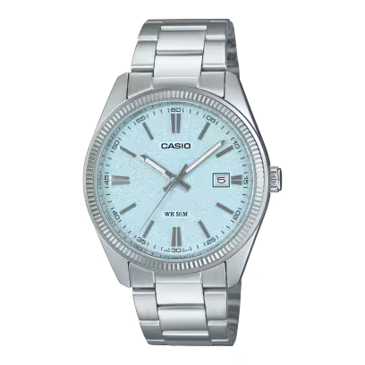 Reloj Casio MTP-1302DA-2A2V Acero Inoxidable Azul Fecha 50M