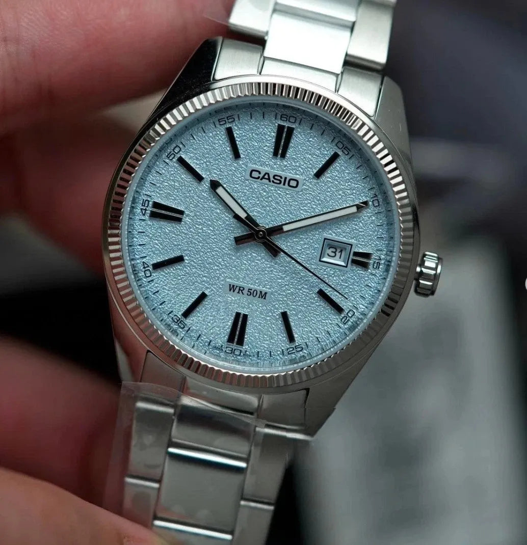 Reloj Casio MTP-1302DA-2A2V Acero Inoxidable Azul Fecha 50M