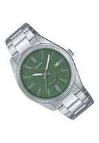 Reloj Casio MTP-1302DA-3AV Acero Inoxidable Esfera Verde Texturizada 50M