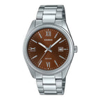 Reloj Casio MTP-1302DD-5AV Acero Inoxidable Esfera Café Sunburst 50M
