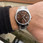 Reloj Casio MTP-1302DD-5AV Acero Inoxidable Esfera Café Sunburst 50M