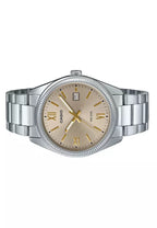 Reloj Casio MTP-1302DD-9AV Champagne Acero Inoxidable Fecha 50M