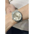 Reloj Casio MTP-1302DD-9AV Champagne Acero Inoxidable Fecha 50M