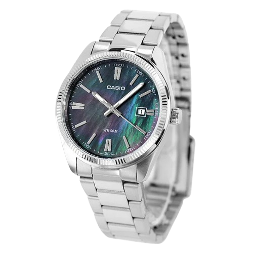 Reloj Casio MTP-1302DS-1AV Nácar Acero 50M