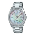 Reloj Casio MTP-1302DS-7AV Acero Inoxidable Esfera Blanco Plateado Sunburst 50M