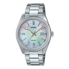 Reloj Casio MTP-1302DS-7AV Acero Inoxidable Esfera Blanco Plateado Sunburst 50M
