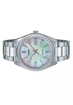 Reloj Casio MTP-1302DS-7AV Acero Inoxidable Esfera Blanco Plateado Sunburst 50M