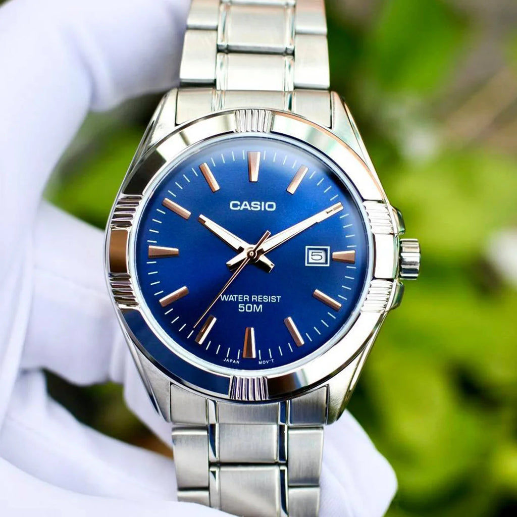 Reloj Casio MTP-1308D-2AV Azul Acero 50M